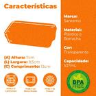 Potes Herméticos De Plástico Freshy 20 Peças 537ml Roxo - San