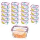 Potes Herméticos De Plástico Freshy 20 Peças 537ml Roxo - San