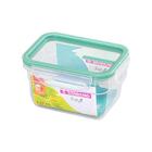 Potes Herméticos De Plástico Freshy 20 Peças 537ml Verde - Sa