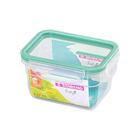 Potes Herméticos De Plástico Freshy 20 Peças 537ml Verde - Sa