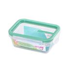 Potes Herméticos De Plástico Freshy 2 Peças 330ml Verde - San