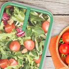 Potes Herméticos De Plástico Freshy 2 Peças 330ml Verde - San