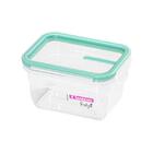 Potes Herméticos De Plástico Freshy 2 Peças 537ml Verde - San