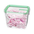 Potes Herméticos De Plástico Freshy 2 Peças 770ml Verde - San