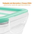 Potes Herméticos De Plástico Freshy 2 Peças Verde - Sanremo