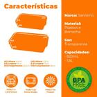 Potes Herméticos De Plástico Freshy 2 Peças Verde - Sanremo