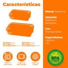 Potes Herméticos De Plástico Freshy 2 Peças Verde - Sanremo