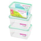 Potes Herméticos De Plástico Freshy 3 Peças 2l Verde - Sanremo