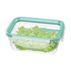 Potes Herméticos De Plástico Freshy 3 Peças 330ml Verde - San