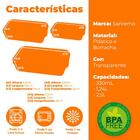 Potes Herméticos De Plástico Freshy 6 Peças Roxo - Sanremo