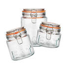 Potes Herméticos De Vidro Eat 3 Peças - Casambiente Povi204