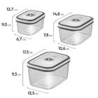 Potes Herméticos Electrolux De Plástico Cinza Retangular Com