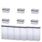 Potes Hermeticos Lumini 12 Peças -580 Ml,2600 Ml-cod:kit0022