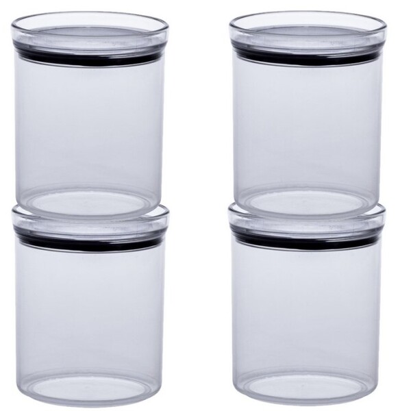 Potes Hermeticos Lumini 4 Peças -1.000ml - Cod:kit0032