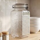 Potes Herméticos Porta Mantimentos Vidro De 1,780ml Kit 4pçs