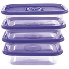 Potes Plástico Roxo Plasutil