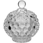 Potiche Bomboniere 11x10x10cm Vidro Transparente