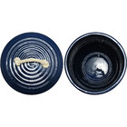 Potiche Bomboniere 30x25x25cm Cerâmica Azul