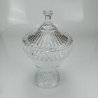 Potiche Bomboniere Home&co Tampa Eco Crystal 15x14x14cm Trans