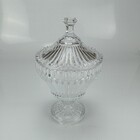 Potiche Bomboniere Home&co Tampa Eco Crystal 15x14x14cm Trans