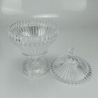 Potiche Bomboniere Home&co Tampa Eco Crystal 15x14x14cm Trans