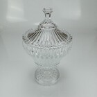 Potiche Bomboniere Home&co Tampa Eco Crystal 15x14x14cm Trans