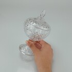 Potiche Bomboniere Home&co Tampa Eco Crystal 17x10x10cm Trans