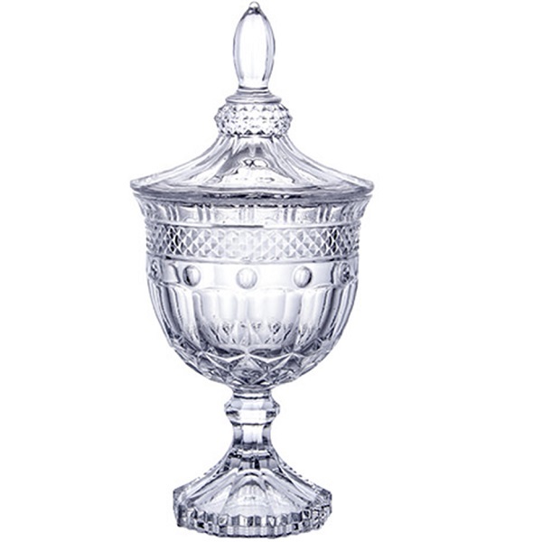 Potiche Classica Com Pe Em Cristal 11 X 24 5 L Hermitage 26091