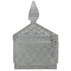 Potiche De Transparente Quadrado Luxo