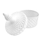 Potiche De Vidro Branco P