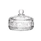 Potiche De Vidro Treliça 15cm X 15cm X 13cm