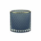 Potiche Decorativa Em Vidro Royal Decor 11x17cm Azul