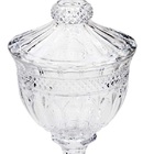 Potiche Decorativo Com Pe Cristal Brandon 18 5x 38 5cm Lyor 3