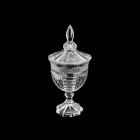Potiche Decorativo Com Pe De Cristal Santorini Lyor 7448