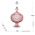 Potiche Decorativo Cristal C/pe Angel Roxo Rojemac