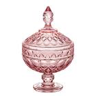 Potiche Decorativo Cristal C/pe Angel Roxo Rojemac