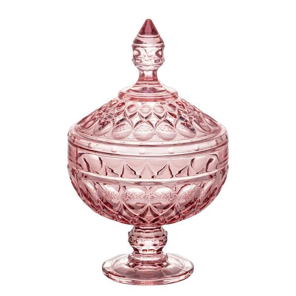 Potiche Decorativo Cristal C/pe Angel Roxo Rojemac