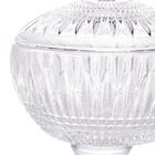 Potiche Decorativo Cristal Com Pé Queen 11cm X 18cm - Wolff