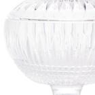 Potiche Decorativo Cristal Com Pe Queen 14x22cm Wolff 28000