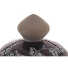 Potiche Decorativo De Porcelana Azul E Branco 34cm