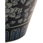 Potiche Decorativo De Porcelana Azul E Branco 44cm