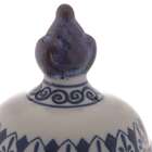Potiche Decorativo Porcelana Azul/branco 61368 Rojemac