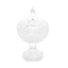 Potiche Decorativo Wolff Lys De Cristal Com Pé 11cm X 18cm