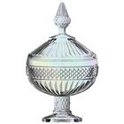 Potiche Palace Em Cristal Com Pe D12xa21,2cm Cor Furta-cor