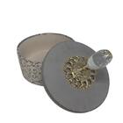 Potiche Redondo Grande Luxuoso Decorativo De Cerâmica