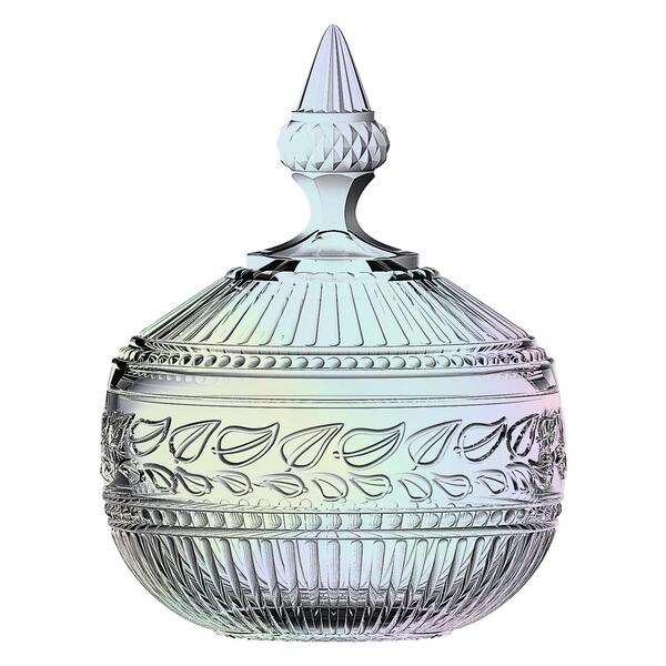 Potiche Republic Em Cristal D12xa16,7cm Cor Furta-cor