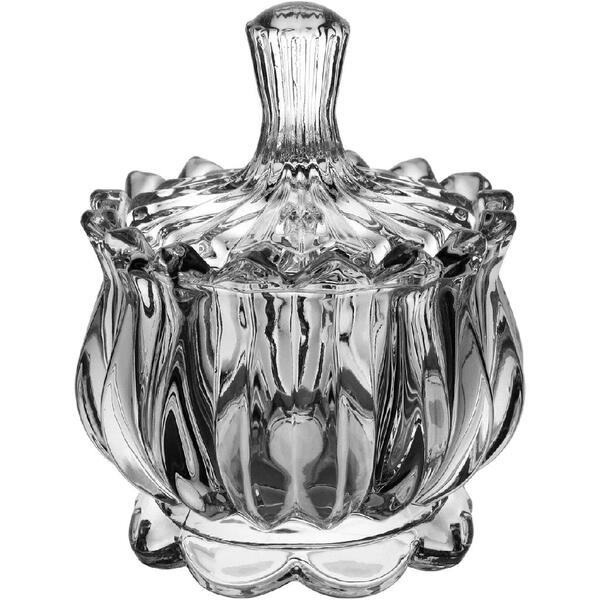 Potiche Vaso Bomboniere Redondo Decorativo Home&co Com Tampa