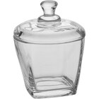 Potiche Vidro 11x8x8cm Transparente Decorativo Baleiro