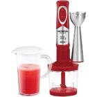 Power Mixer Mondial Vermelho Premium Com Copo Dosador De 750m