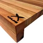 Prancha De Corte L 50x40cm Estação Tábua Encaixe Grande Em Ma